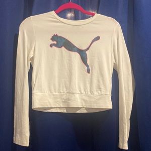 Puma cropped crew neck